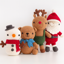 Festive Friends Ebook Toy Crochet Patterns for Christmas