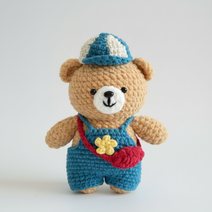 School Bear Crochet Pattern – Cute Amigurumi Design