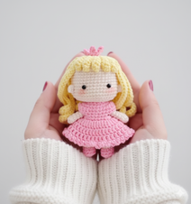 Princess Aurora Crochet Pattern – Sleeping Beauty Amigurumi Doll