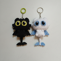 Toothless & Light Fury Crochet Pattern – Dragon Couple Amigurumi