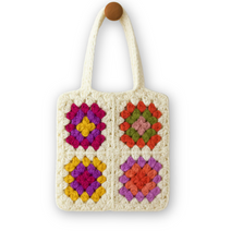 Granny Squares Tote Bag Crochet Pattern