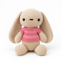 Mollie The Bunny Toy Crochet Pattern