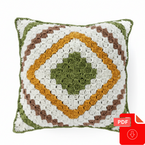 Crochet Quilt Pillow Pattern