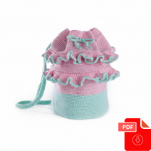 Crochet Frilly Bucket Bag Pattern