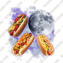 Funny Hot Dog Meme Digital Download