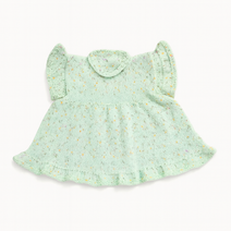 Ruffled Dress Knitting Pattern PDF