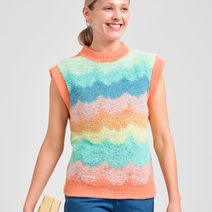 Pebbled Path Vest Crochet Pattern PDF