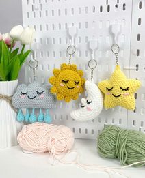 Weather Keychain Crochet Pattern