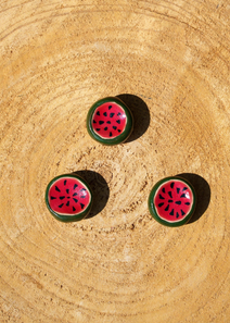 Clay Worry Stones Watermelon