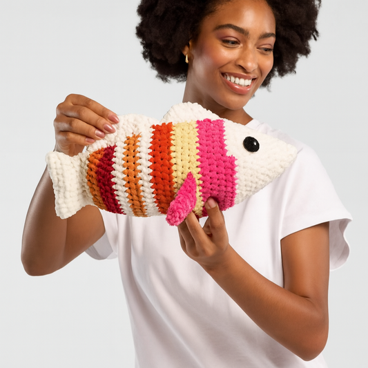 Dive Into Creativity: The Fred Fish Crochet Pattern PDF – Now Only $3!
