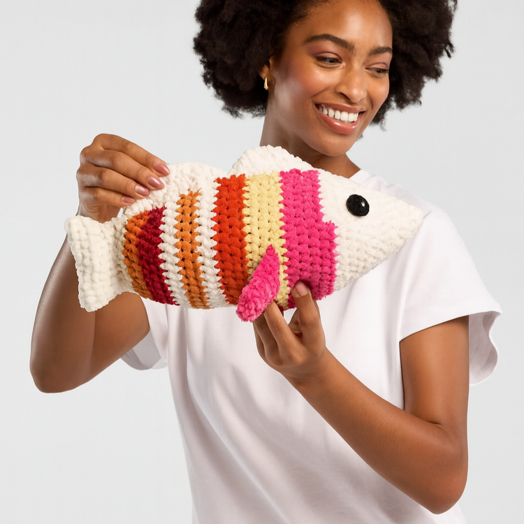 Dive Into Creativity: The Fred Fish Crochet Pattern PDF – Now Only $3!