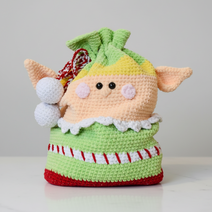Crochet Elf Gift Bag Pattern – Cute Christmas Amigurumi