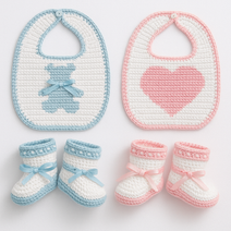 Sweetheart or Teddy Set Crochet Pattern