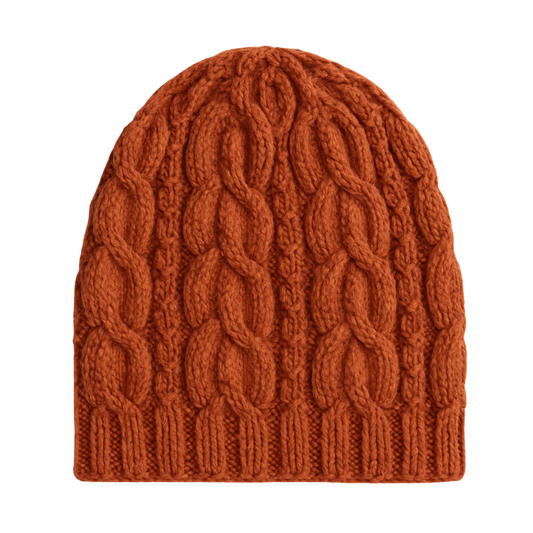 Chains of Gold Hat Knitting Pattern PDF
