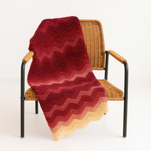 Ripple Baby Afghan Crochet Pattern PDF, Chevron Baby Blanket