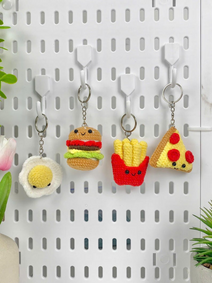 Crochet Fast Food Keychain Pattern