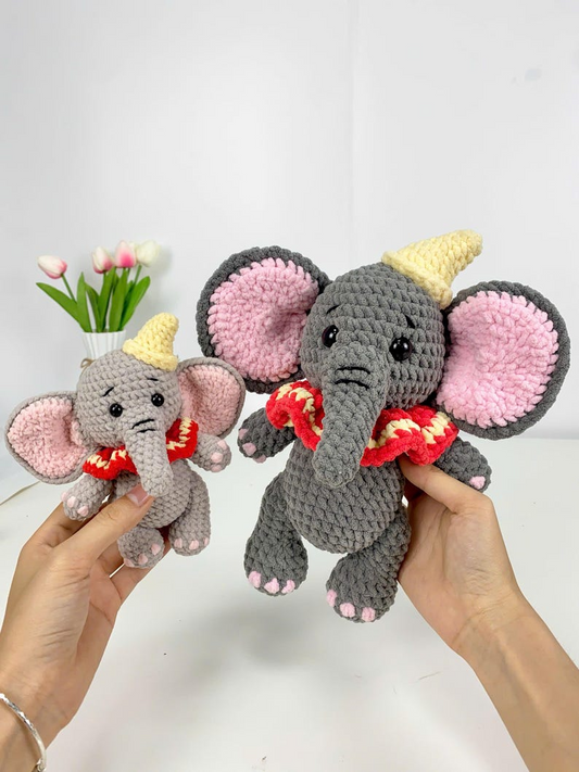 Dumbo Elephant Crochet Pattern PDF