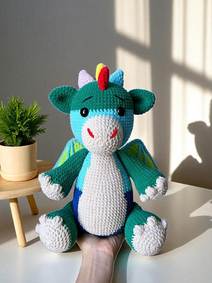 Rainbow Dragon Crochet Pattern