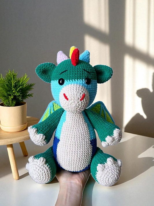 Rainbow Dragon Crochet Pattern