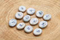 Worry Stones Astrological Signs Clay
